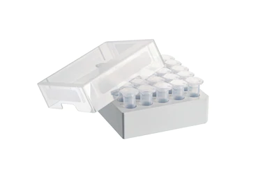 艾本德儲存盒 5 × 5, 可放置 25  個(gè)試管，5  mL，4  件，高 64  mm，2.5  英寸，聚丙烯材料，可耐受最低 -86  °C，可高溫高壓滅菌，帶蓋子并具有數(shù)字字母標(biāo)識